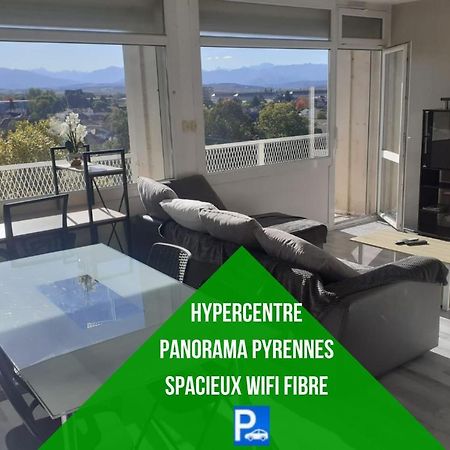 Ferienwohnung Cap Sud - 53M2- Vue Pyrenees- Hypercentre-Parking -Wifi Fibre Tarbes Exterior foto